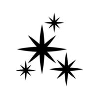 Star icon. illustration isolated on white background for graphic and web design. vector