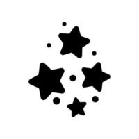 Stars icon isolated on white background. illustration. vector