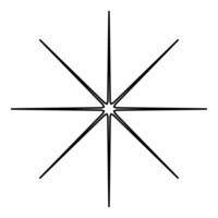 Star icon design. Simple illustration of star icon for web design isolated on white background vector