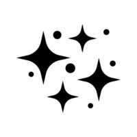 Stars icon design template on white background in trendy flat style. vector
