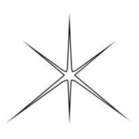 Star icon. Simple illustration of star icon for web design isolated on white background. vector