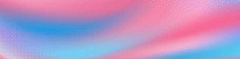 Abstract soft pink and blue flowing background vector