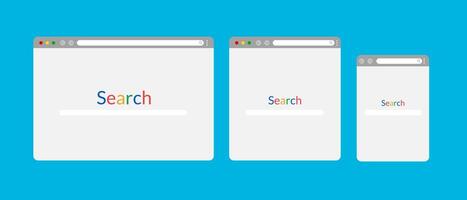 Browser template for computer vector