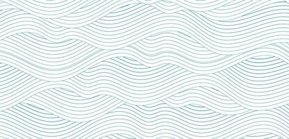 White and blue minimal abstract background with wavy linear pattern vector