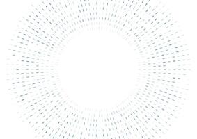Blue circular dotted lines abstract geometric tech background vector
