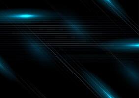 Blue minimal abstract futuristic tech background vector