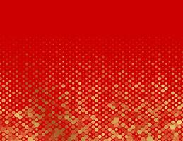 Shiny golden hexagons abstract sparkling background vector
