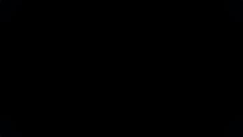 Abstract blue realistic line light beam lightning effect for overlay on black background. video
