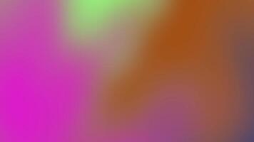 Blurred gradient of pink, green, orange, and purple. Suitable for backgrounds, wallpapers, web design, and presentation slides requiring abstract color schemes. video