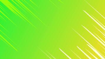 Bright green and yellow abstract gradient with diagonal lines video
