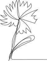 Detailed line art floral design with black and white color scheme. vector