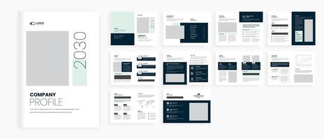 annual report template design vector