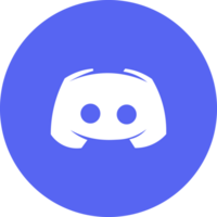 Discord icon on transparent background png