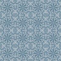 Blue Swirls and Circles Pattern background design vector