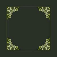 Elegant decorative frame design background design vector