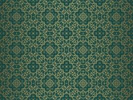 Elegant Teal and Gold Pattern background vector