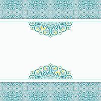 Ornamental Decorative Design with pattern vector