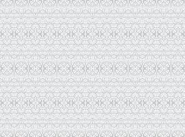 Seamless pattern featuring an intricate, repeating ornamental design in shades of gray. vector