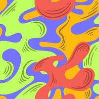 A colorful abstract pattern with a red and orange swirl vector