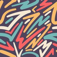 Colorful abstract pattern with geometric shapes vector