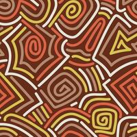 An abstract pattern with brown and yellow colors vector