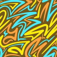 Abstract background with colorful swirls vector