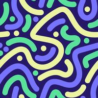 Background Abstract Geometric Pattern in Blue Yellow and Green vector