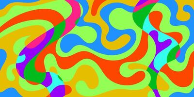 Abstract colorful design with geometric shapes vector