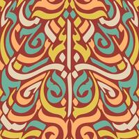 An abstract pattern with colorful swirls vector