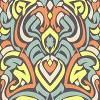 A colorful abstract design with a pattern vector
