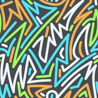 Background Abstract GraffitiInspired Design with Geometric Shapes vector