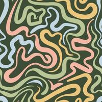 Background Abstract Groovy Lines with Pastel Colors vector