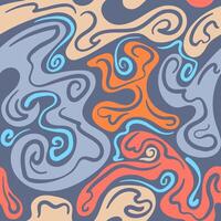Background Abstract Colorful Swirls and Curves Composition vector