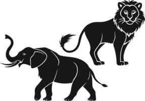 Creative Animal Set Design for Graphic Use vector