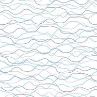 Curve line doodle seamless pattern. Abstract squiggly modern background with continuous lines. Trendy print for textile, fabric, wallpaper, wrapping, scrapbook and packaging vector