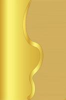 Luxury Gold Abstract Background with Curved Wave Design vector