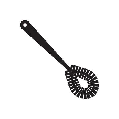 toilet brush icon symbol design
