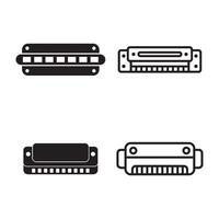 Harmonika Icon element vector