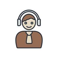 support icons colours style vector