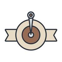 objective icons colours style vector