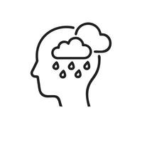 Mental Health Issues Caused by Rainy Weather and How to Avoid vector