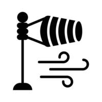A wind vane showing direction and strength of the wind,.. vector