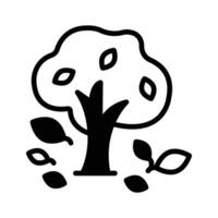 tree with falling leaves, symbolizing autumn weather and change.,..,, vector