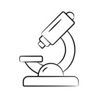 Catch a sight of this premium hand drawn icon showing lab microscope vector