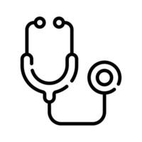 Get this handy line style icon of doctor stethoscope vector