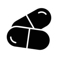 A glyph style icon showing drugs, ready for premium use vector