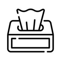 Get your hands on this tissue box line icon vector