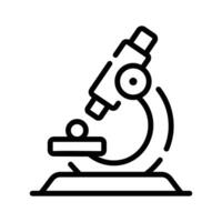 Get this amazing line style icon of lab microscope research vector
