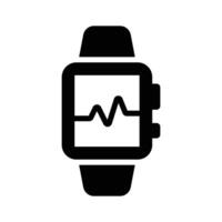 Get this amazing glyph icon of health tracker device vector