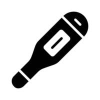 Check out our glyph icon showing thermometer vector